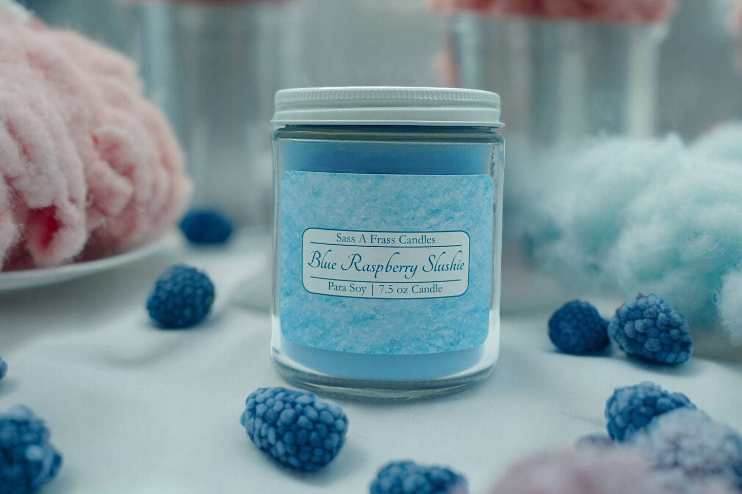 Blue Raspberry Slushie 7.5 oz Candle