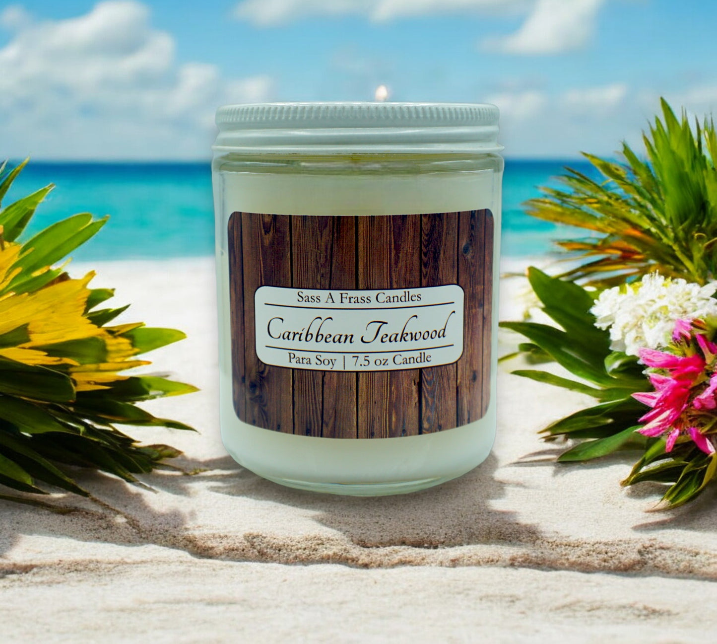 Caribbean Teakwood 7.5 oz Candle