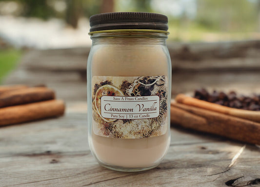 Cinnamon Vanilla 13 oz Candle