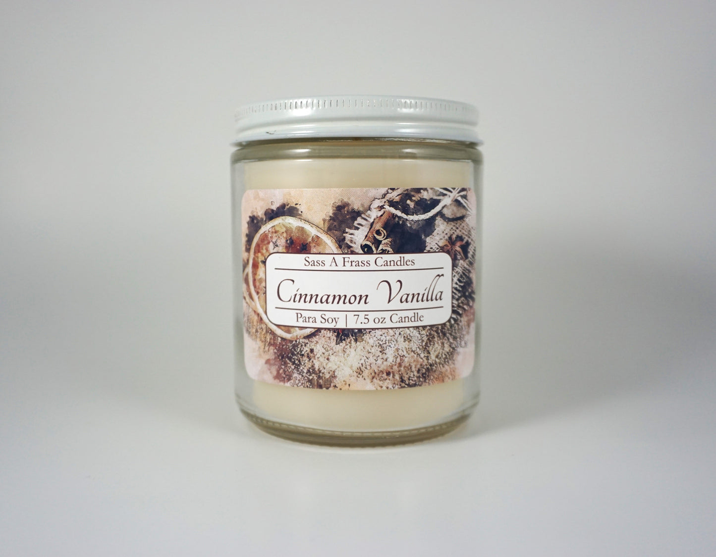 Cinnamon Vanilla 7.5 oz Candle