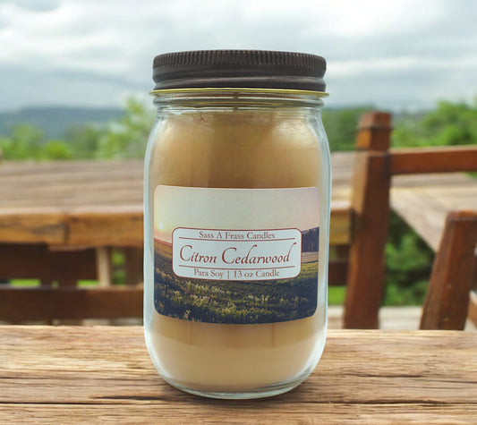 Citron & Cedarwood 13 oz Candle