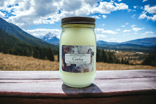 Cowboy 13 oz Candle