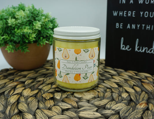 Dandelion Pear 7.5 oz Candle