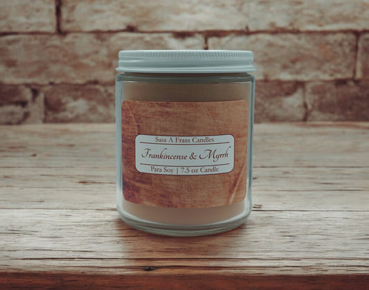 Frankincense & Myrrh 7.5 oz Candle