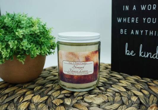 Honeyed Tobacco Leaves 7.5 oz Candle