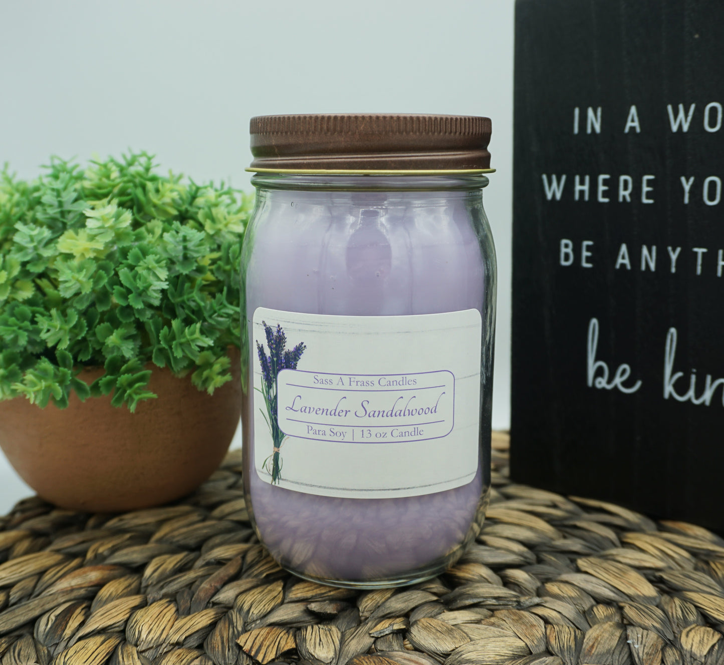 Lavender Sandalwood 13 oz Candle