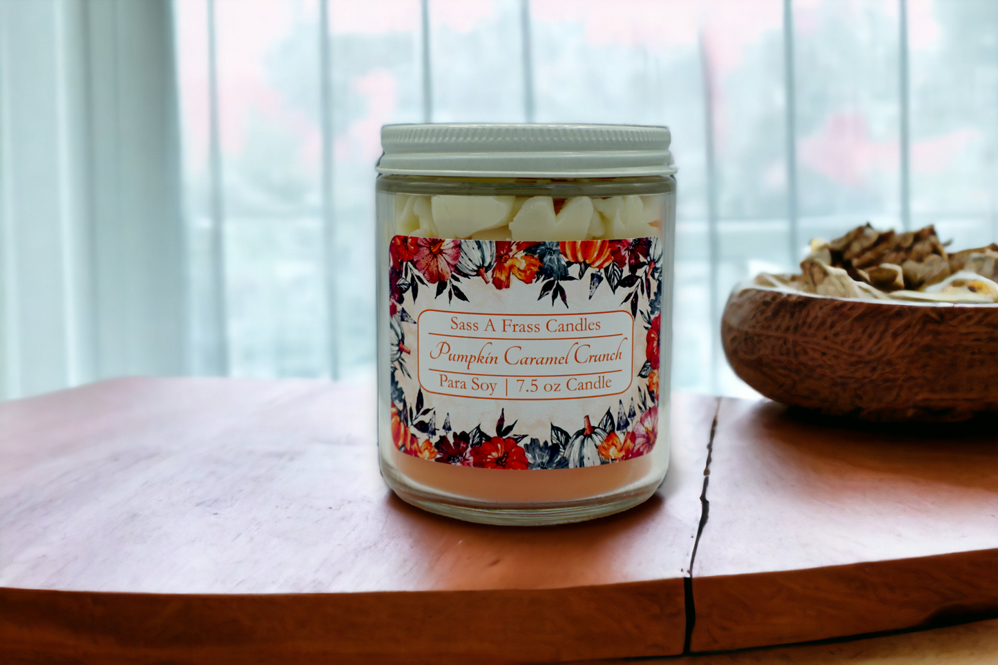 Pumpkin Caramel Crunch 7.5 oz Candle