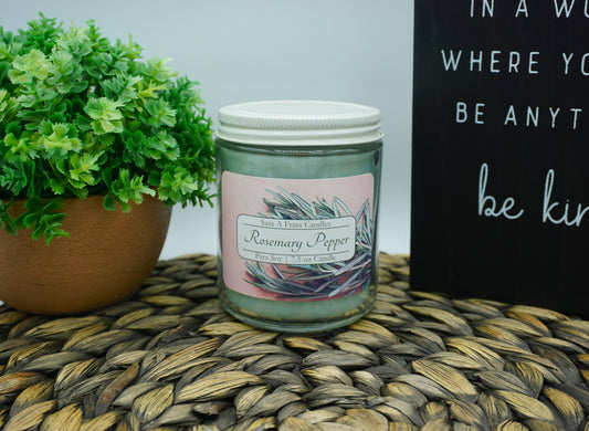 Rosemary Pepper 7.5 oz Candle