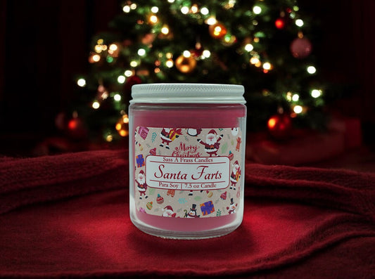 Santa Farts 7.5 oz Candle