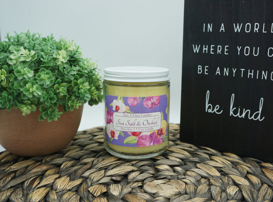 Sea Salt & Orchid 7.5 oz Candle